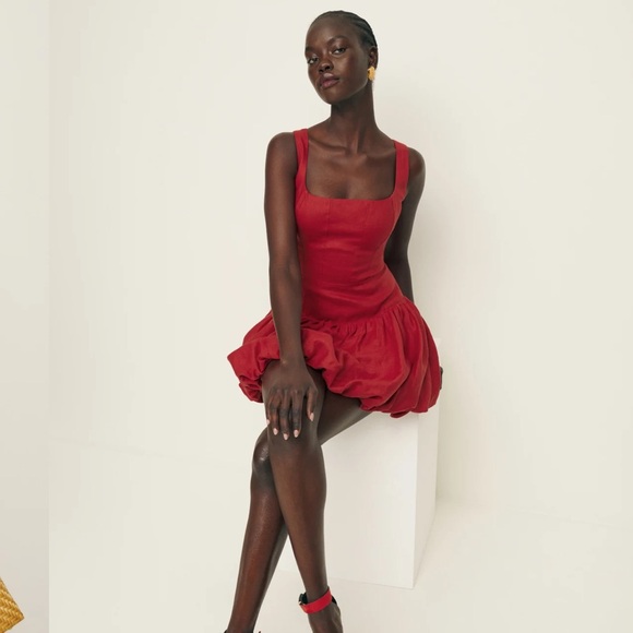 Delia Linen Dress - Picture 2 of 7